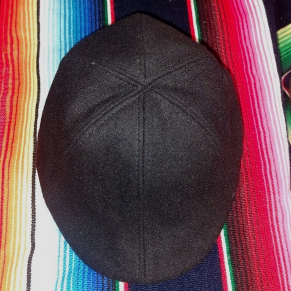 Boston Scally Co. Veritas Aequitas Paperboy Black Men's Hat XL
